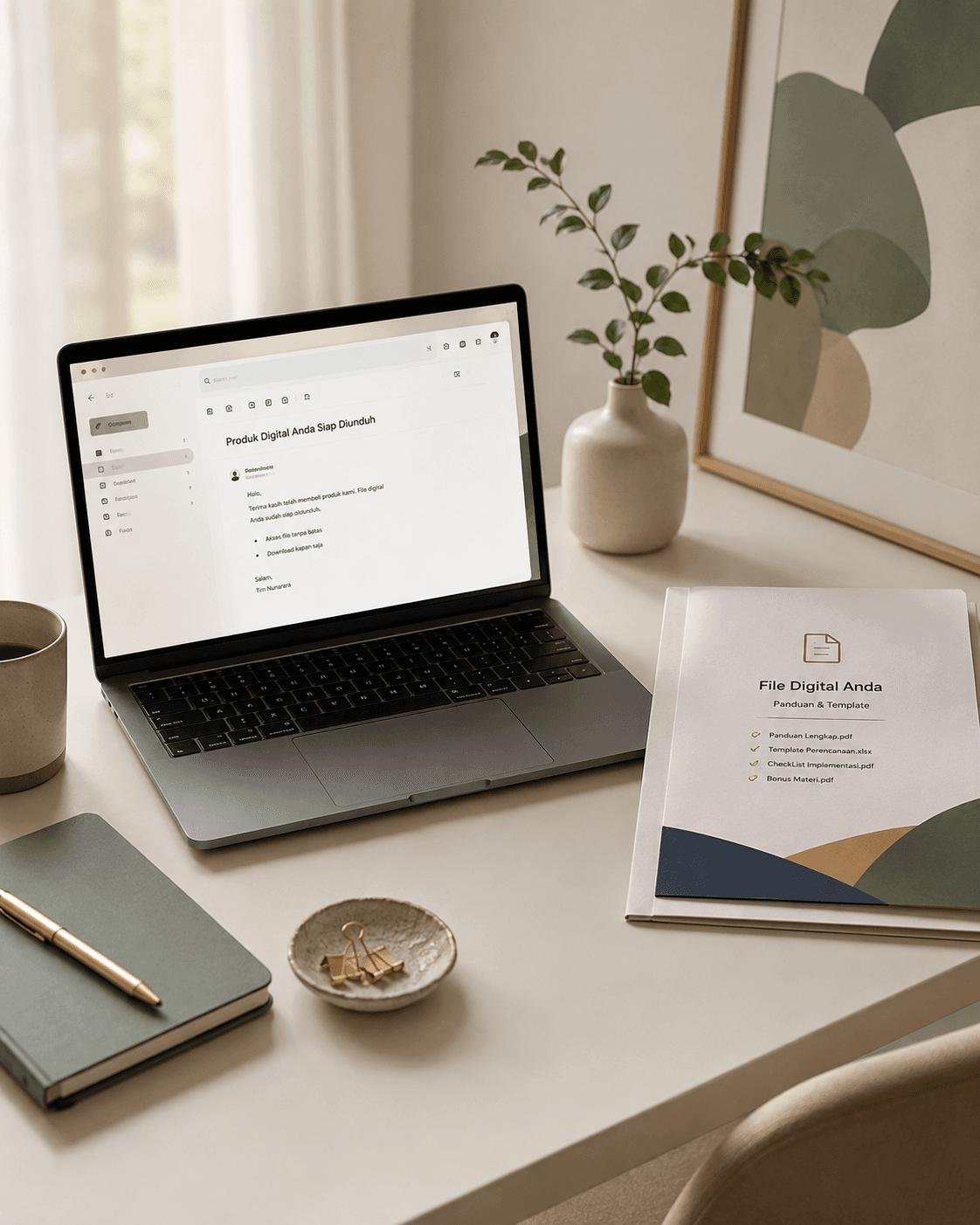 Produk digital siap pakai dan ruang kerja engineering untuk proyek website & sistem